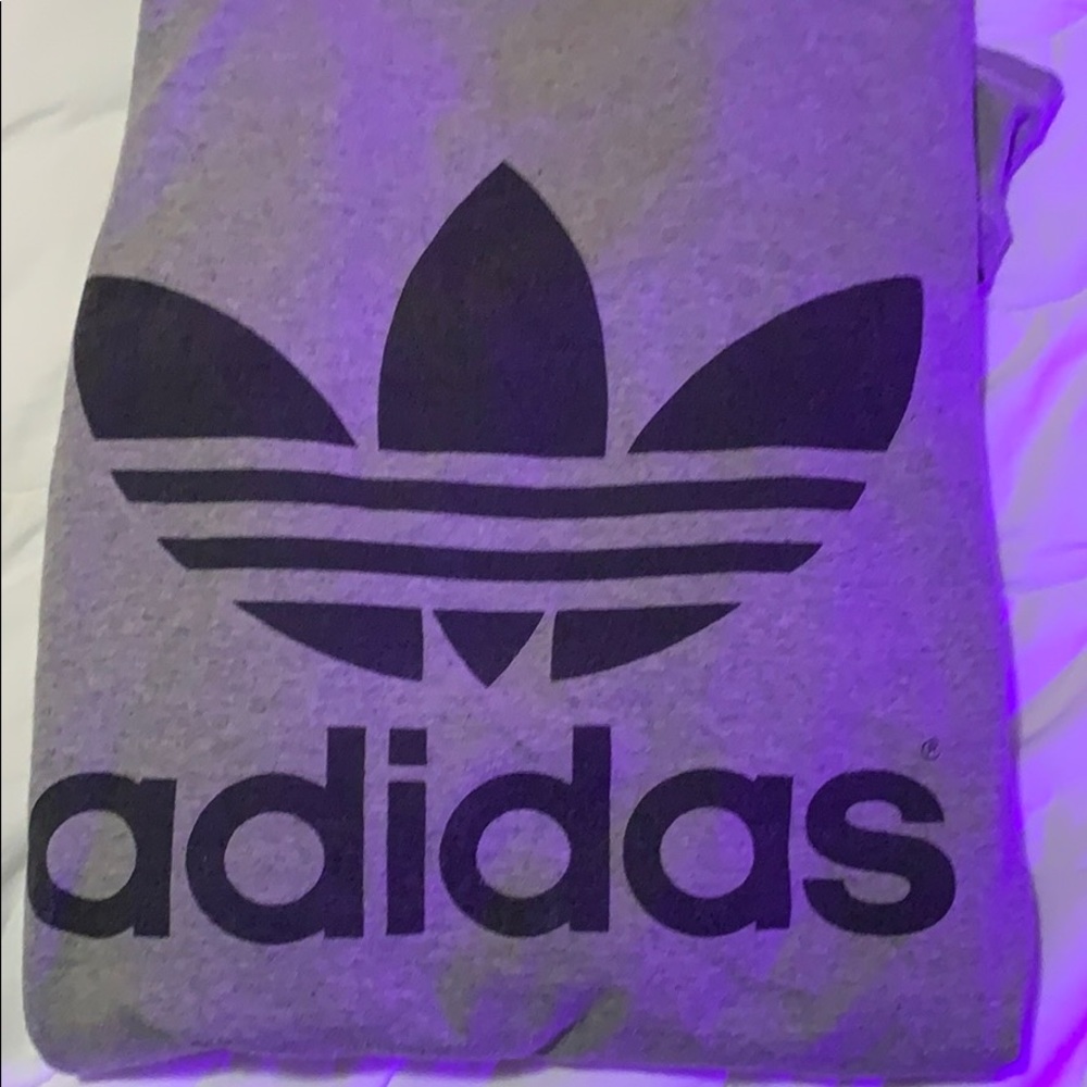 MENS XXL GREY ADIDAS SHIRT